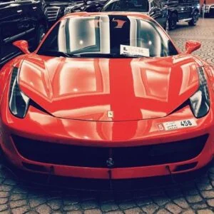 Co-driver en en ferrari