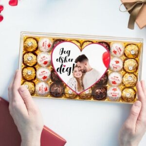 Personlig ferrero rocher med billede studentergaver