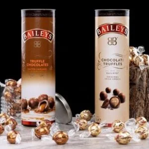 Baileys trøfler i rør mandelgave