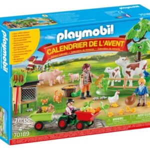 Playmobil julekalender på bondegården