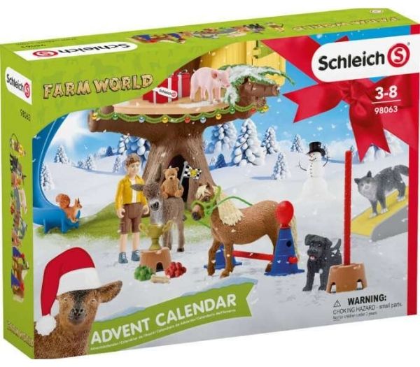 Schleich julekalender bondegård