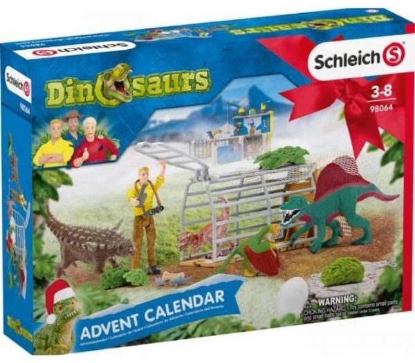 Schleich julekalender dinosaurer