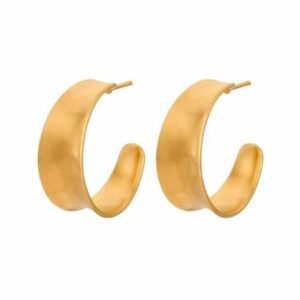 Saga guld øreringe fra Pernille Corydon