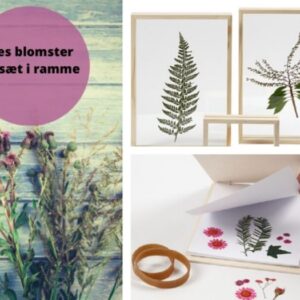 Blomsterbilleder DIY Julegaver Fra Børn