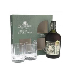 Diplomático - Reserva Exclusiva Rom Gavesæt m. glas