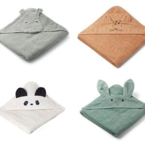 Babyhåndklæder med dyr