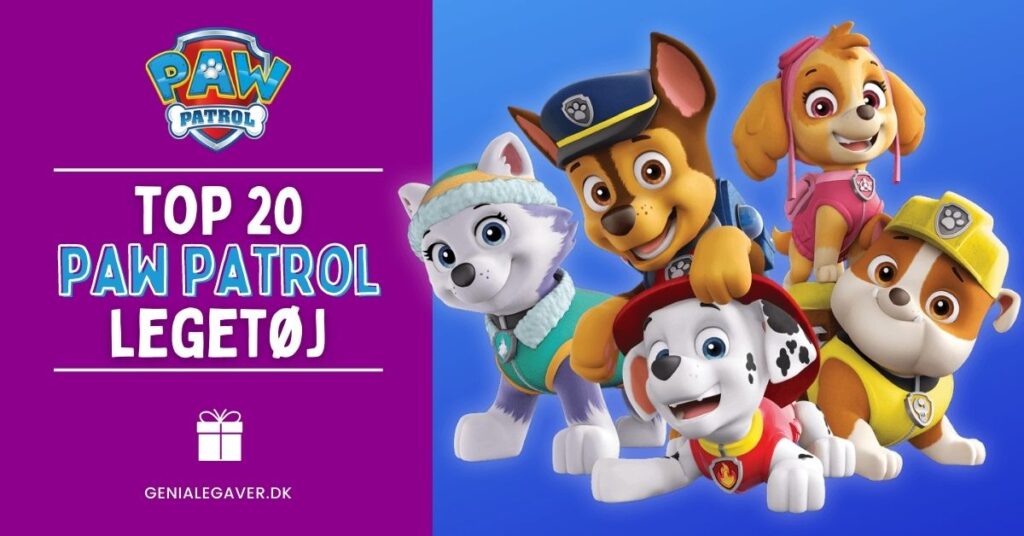 Paw Patrol legetøj – Populær gave til børn 3 år+