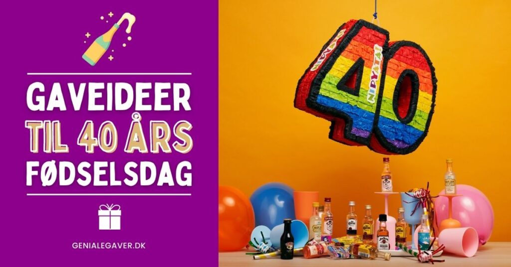 Fødselsdag 50 gave års 40 års