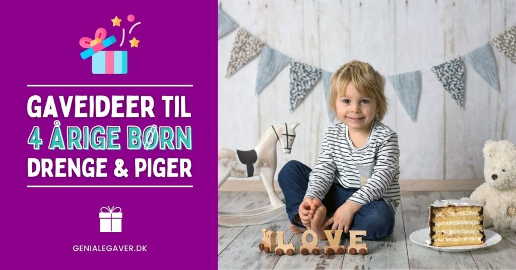 Gave til 4 årig - Årets BEDSTE gaver til 4 årige børn