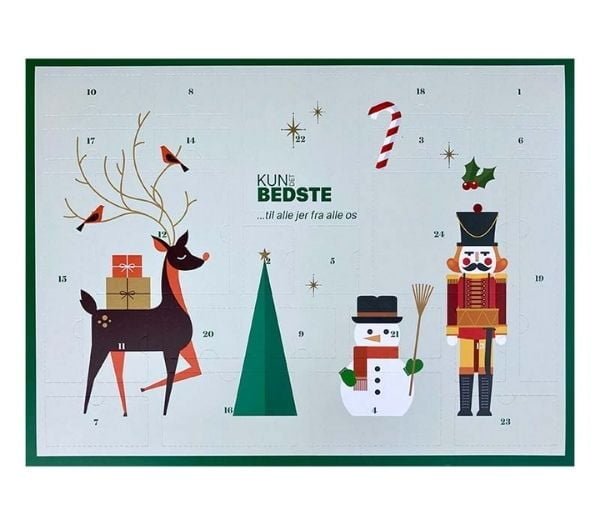 Kun Det Bedste julekalender med slik