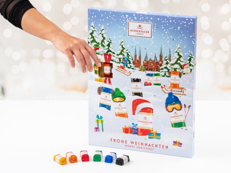 Niederegger Vinterklassiker Marcipanjulekalender
