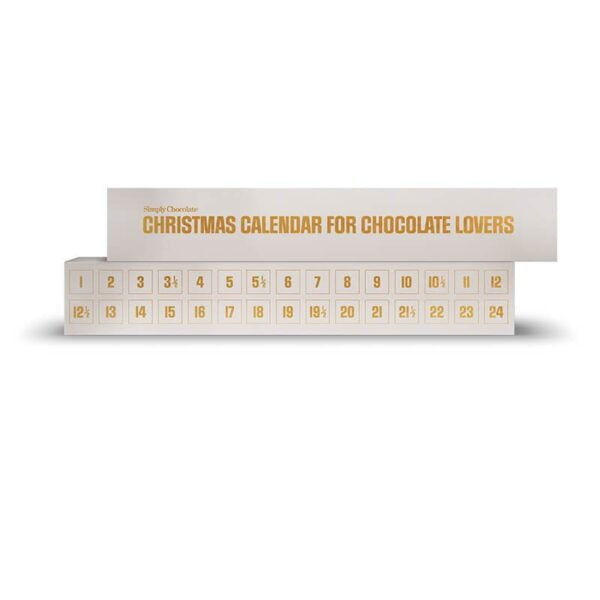 Simply Chocolate - Chokolade Julekalender, Hvid
