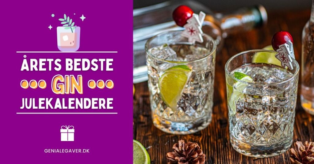 Gin julekalender - Årets bedste gin kalendere