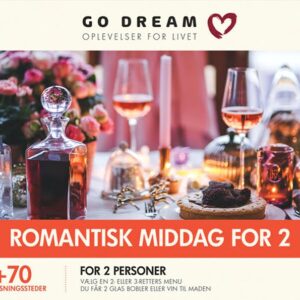 GO DREAM Romantisk middag for 2