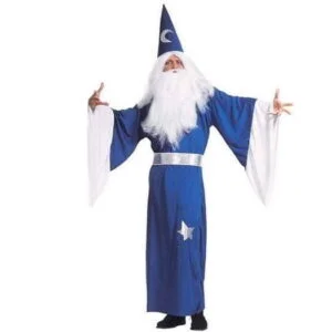 Blå Troldmand Kostume