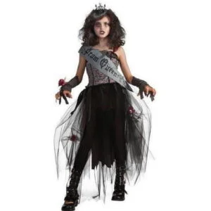 Goth Prom Queen kostume til børn