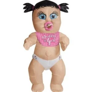 Oppustelig Baby Pige Kostume