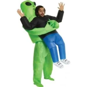 Oppustelig Bærende Alien Kostume