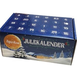 Blandet spiritus julekalender med 24x20 ml flasker