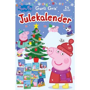 Gurli Gris julekalender med 24 bøger