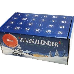 Rom julekalender med 24x20 ml rom