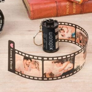Filmrulle nøglering med 10 billeder
