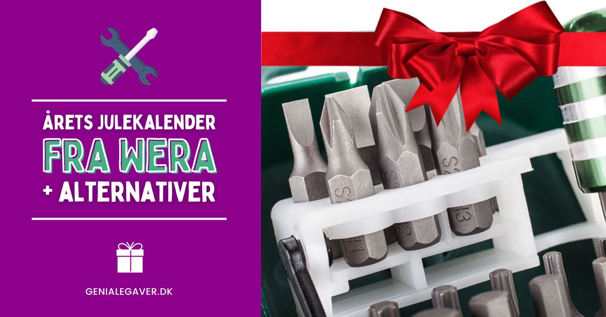 Wera julekalender 2025 » Indhold + Årets bedste alternativ