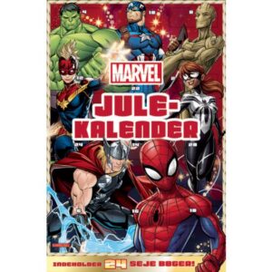 Marvel Julekalender med 24 Historiebøger