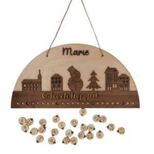 Pakkekalender med barnets navn