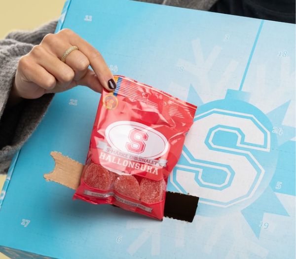 S-mærke slik julekalender
