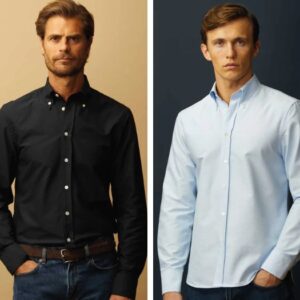 Skjorter til mænd i 100% GOTS-certificeret økologisk Pima-bomuld