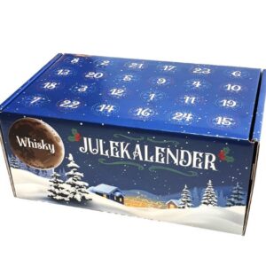 Whisky julekalender med 24x20 ml whisky