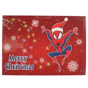 Spiderman Julekalender - 24 Låger - OneSize - Spiderman Kalender