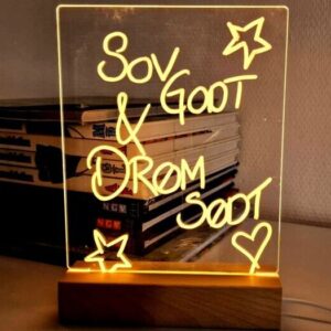 Tegn selv lysskilt