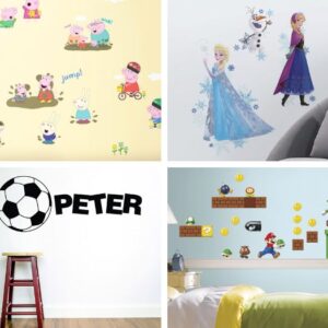 Wallstickers til børneværelset