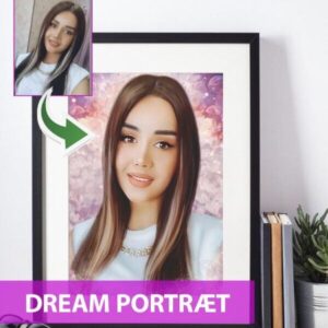 Dream Portræt- Maleri efter dine fotos ** INTRO-TILBUD **