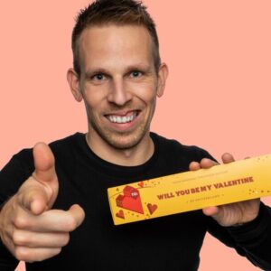 Personliggjort Toblerone - Valentinsdag