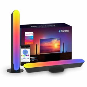 Smart musikstyret LED gamer lamper - 2 stk