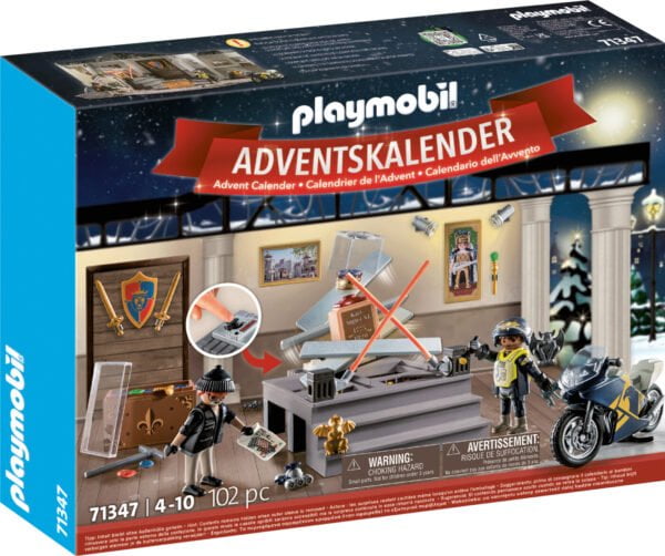 Playmobil - Julekalender Politi - Museumstyveri - 71347