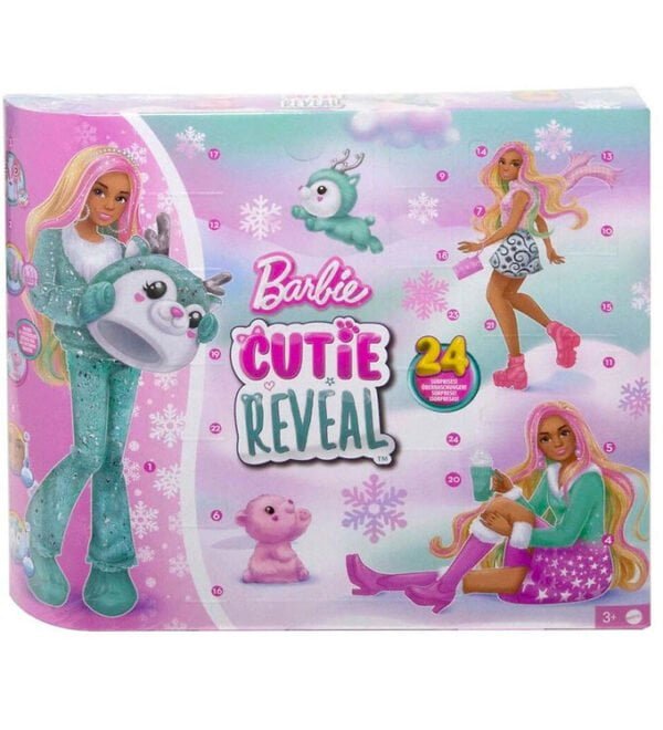 Barbie Cutie Reveal Julekalender - 24 Låger