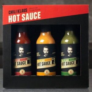 Chili Klaus Hot Sauce Gaveæske