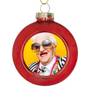 Design Din Egen Julekugle - Rød