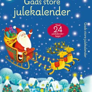 Gads Store Julekalender - Blå - Diverse - Bog