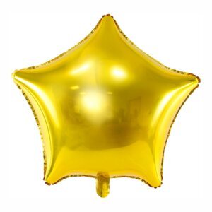 Folieballon Stjerne Guld