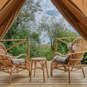 Eventyrligt glamping ophold hos Villa Skovly