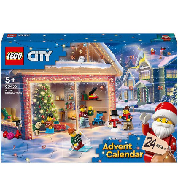 LEGOÂ® City - Julekalender 60436 - 24 Låger - 195 Dele