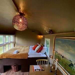 Glamping i Woody eller Farmer hos Krusm⌀lle Glamping