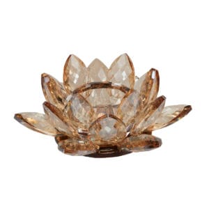 Lotus Votive fyrfadsstage, lille - Amber