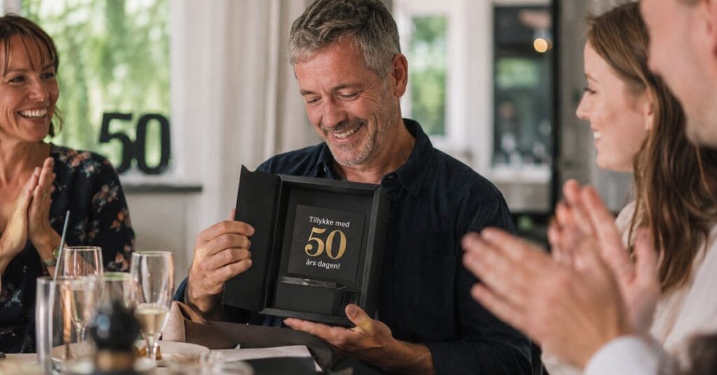 50 års fødselsdagsgaver - uforglemmelige gaveidéer